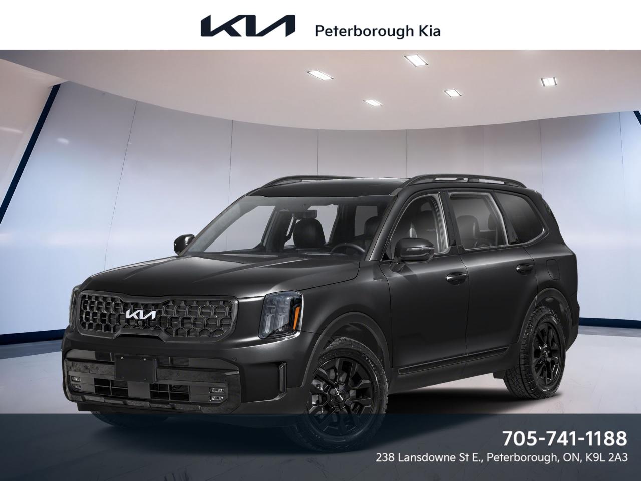 New 2025 Kia Telluride X-Line AWD w/Terracotta Brown Interior for sale in Peterborough, ON