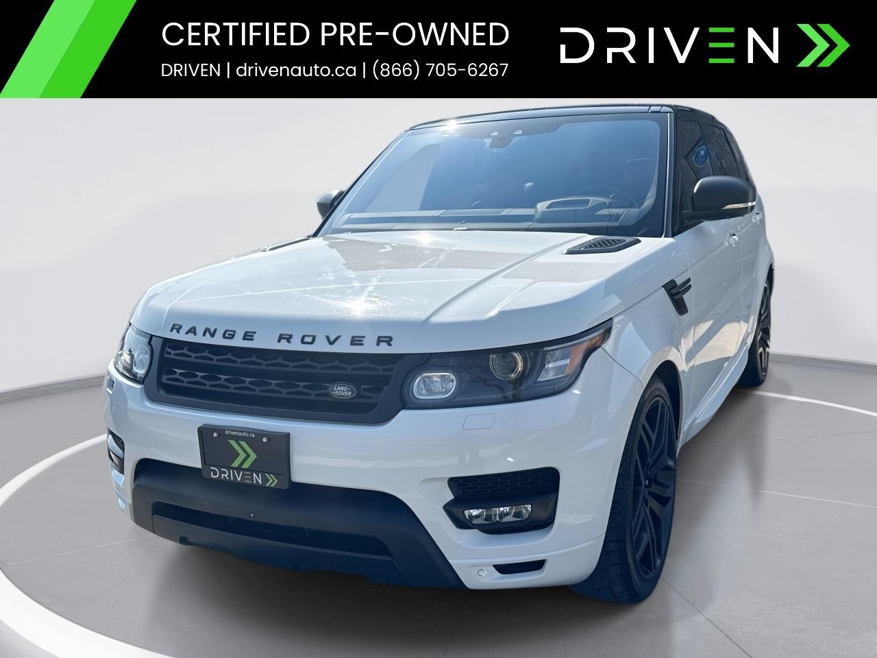 <p><strong>SPECIAL FINANCE PRICE: $32,995</strong></p><p><strong>CASH PRICE: $34,995</strong></p><p>Luxury meets power in this stunning<strong> Fuji white</strong> Range Rover Sport. Its <strong>supercharged V8 and 4×4 capability </strong>deliver thrilling performance with multi spoke 22 wheels giving it dynamic control. The bold exterior pairs perfectly with a <strong>red leather interior </strong>with <strong>carbon fibre veneer finishes, centre console cooler, and</strong> a <strong>panoramic sunroof</strong> for a striking premium look.</p><p>Stay connected with <strong>navigation, heads-up display, backup camera</strong>, <strong>smart device</strong> <strong>integration</strong> and advanced safety features like<strong> brake assist, lane assist, keyless entry,</strong> and <strong>soft close doors.</strong></p> <p><span style=color:black>This vehicle is in<strong>excellent showroom condition</strong>and backed by the<strong>DRIVEN Certified Advantage Program</strong>for complete peace of mind.</span></p><p><span style=color:black><strong>INSPECTION & CERTIFICATION</strong></span></p><p><span style=color:black>This vehicle has undergone a<strong>comprehensive 150-point inspection</strong>by licensed in-house mechanics, assessing its cosmetic, mechanical, and safety condition. It comes<strong>DRIVEN Certified</strong>, which includes our<strong>30-Day / 2,500KM Vehicle Assurance Program</strong>covering any mechanical issues within that period.</span></p><p><span style=color:black><strong>DRIVEN CERTIFIED ADVANTAGE PROGRAM  INCLUDED FOR ALL BUYERS</strong></span></p><p><span style=color:black> 30-Day / 2,500KM Vehicle Assurance Program  Free Delivery up to 200 KM (Ontario-wide delivery available)  Free Carfax Vehicle History Report  Access to Industry-Leading Warranty & GAP Programs  WALKAWAY Protection Available  Fresh Oil Change & New Cabin Air Filter  Meticulously Reconditioned & Professionally Detailed Vehicles</span></p><p><span style=color:black><strong>FINANCING AVAILABLE</strong></span></p><p><span style=color:black>All credit types are welcome! Whether youre a<strong>first-time buyer</strong>,<strong>newcomer to Canada</strong>, or<strong>rebuilding credit</strong>, our<strong>Equifax Certified Finance Team</strong>works to secure your best approval.</span></p><p><span style=color:black>Special Financing Programs are available for an additional<strong>$999</strong>, covering the expert services we provide to secure the<strong>lowest rates, best approvals, and most flexible terms</strong>.</span></p><p><span style=color:black>The<strong>Special Finance Price</strong>reflects a dealer discount and is available only when financing is arranged through<strong>DRIVEN</strong>, on approved credit (O.A.C.). Customers paying cash or using outside financing will pay the full<strong>cash price</strong>listed above.</span></p><p><span style=color:black><strong>CONVENIENCE & EXPERIENCE</strong></span></p><p><span style=color:black> State-of-the-Art Facility in Newmarket, ON  Hundreds of 5-Star Google Reviews  Recognized for expertise and trust  Transparent, Pressure-Free Consultations  Top Dollar for Trades  Well buy your vehicle even if you dont buy ours</span></p><p><span style=color:black><strong>ABOUT DRIVEN</strong></span></p><p><span style=color:black><strong>DRIVEN</strong> Anything but your typical dealership. Your one-stop destination for<strong>buying, selling, and servicing vehicles</strong>, built on transparency, trust, and a people-first approach.</span></p><p><span style=color:black>Visit us today at<strong>220 Mulock Drive, Newmarket, ON L3Y 9B7</strong> Or explore our full inventory and get<strong>pre-approved in minutes</strong>with<strong>no credit impact</strong>at</span><a target=_blank rel=noopener noreferrer nofollow href=http://www.drivenauto.ca><span style=color:blue>www.drivenauto.ca</span></a></p><p><span style=color:black>In accordance with<strong>OMVIC regulations</strong>, the listed<strong>cash price</strong>is the total all-in price excluding taxes and licensing. The<strong>Special Financing Price</strong>reflects dealer incentives available only when financing is arranged through DRIVEN (O.A.C.).</span></p><p><span style=color:black>***Although every effort is made to ensure accuracy, we are not responsible for any errors or omissions. Prices and availability may change without notice. Please call or email us directly to confirm details.***</span></p>