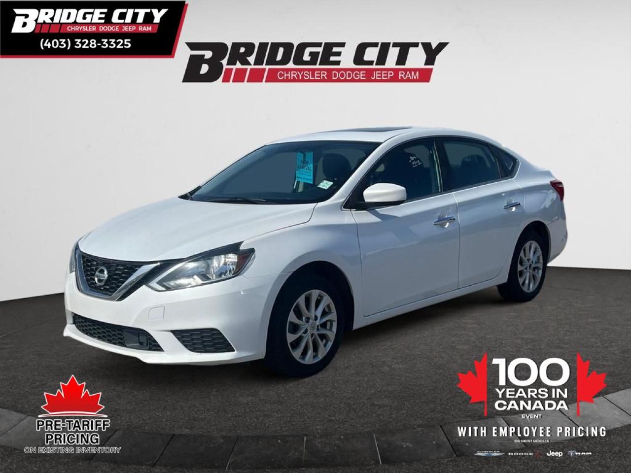 Used 2019 Nissan Sentra Automatic - Heated Seats - Sunroof - Bluetooth - AC - FWD for sale in Lethbridge, AB