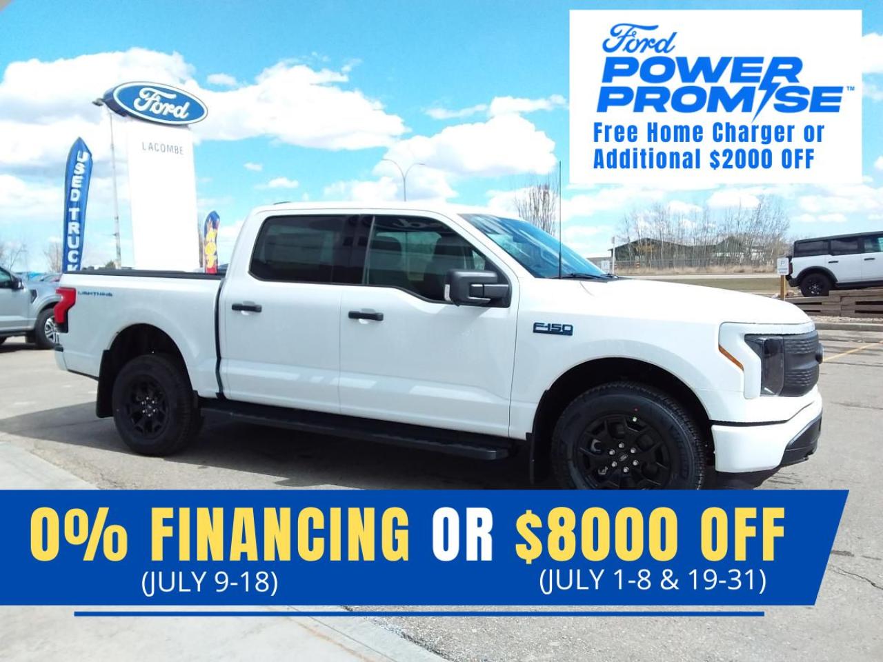 New 2025 Ford F-150 Lightning XLT for sale in Lacombe, AB