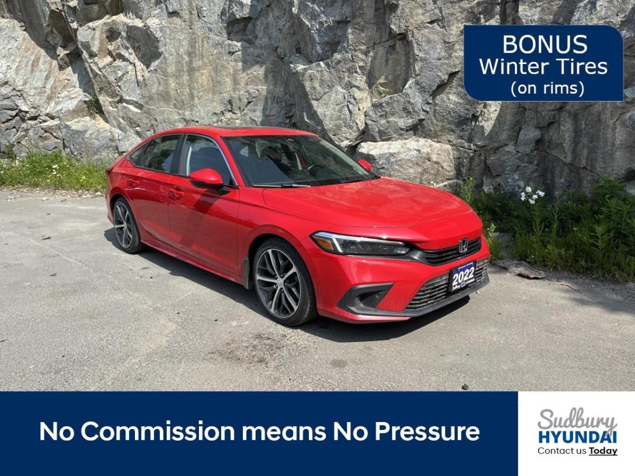 Used 2022 Honda Civic Touring CVT for sale in Greater Sudbury, ON