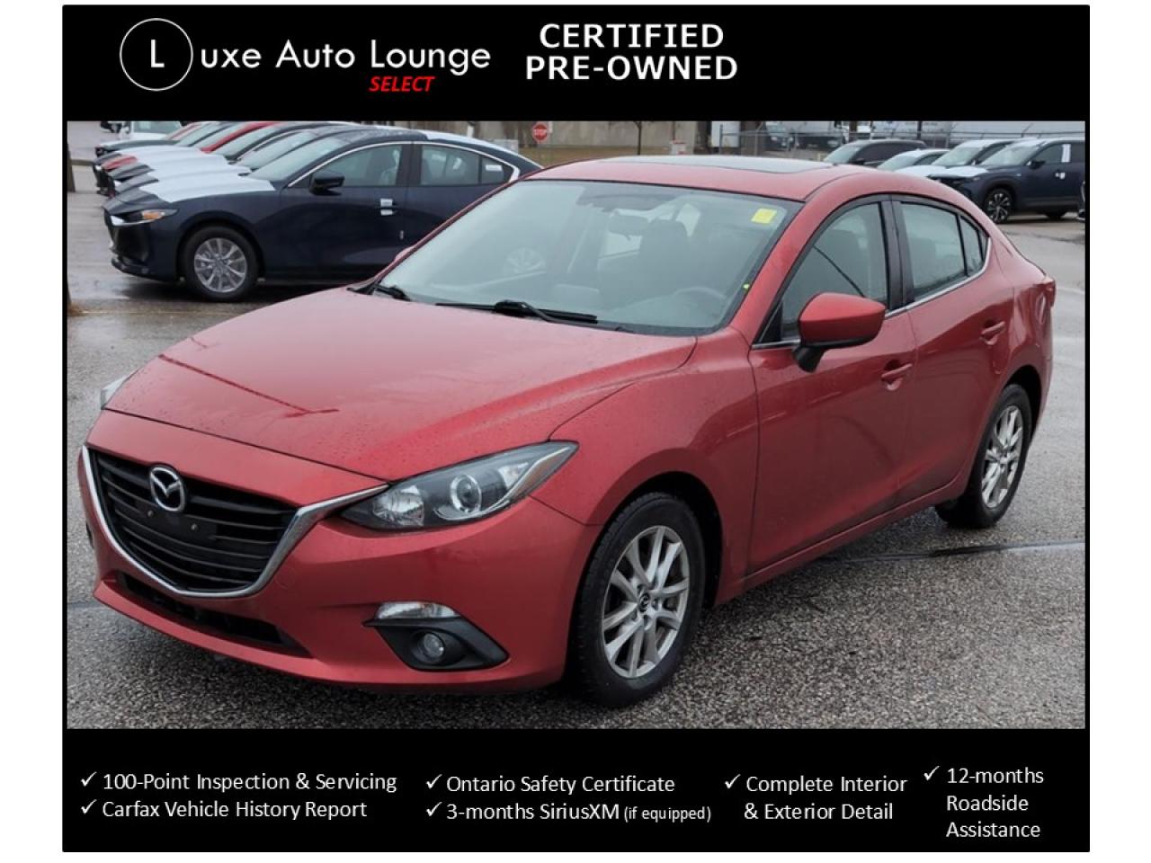 Used 2015 Mazda MAZDA3 GS, SUNROOF, 6SPD, BACK-UP CAM, HEATED SEATS! for sale in Orleans, ON