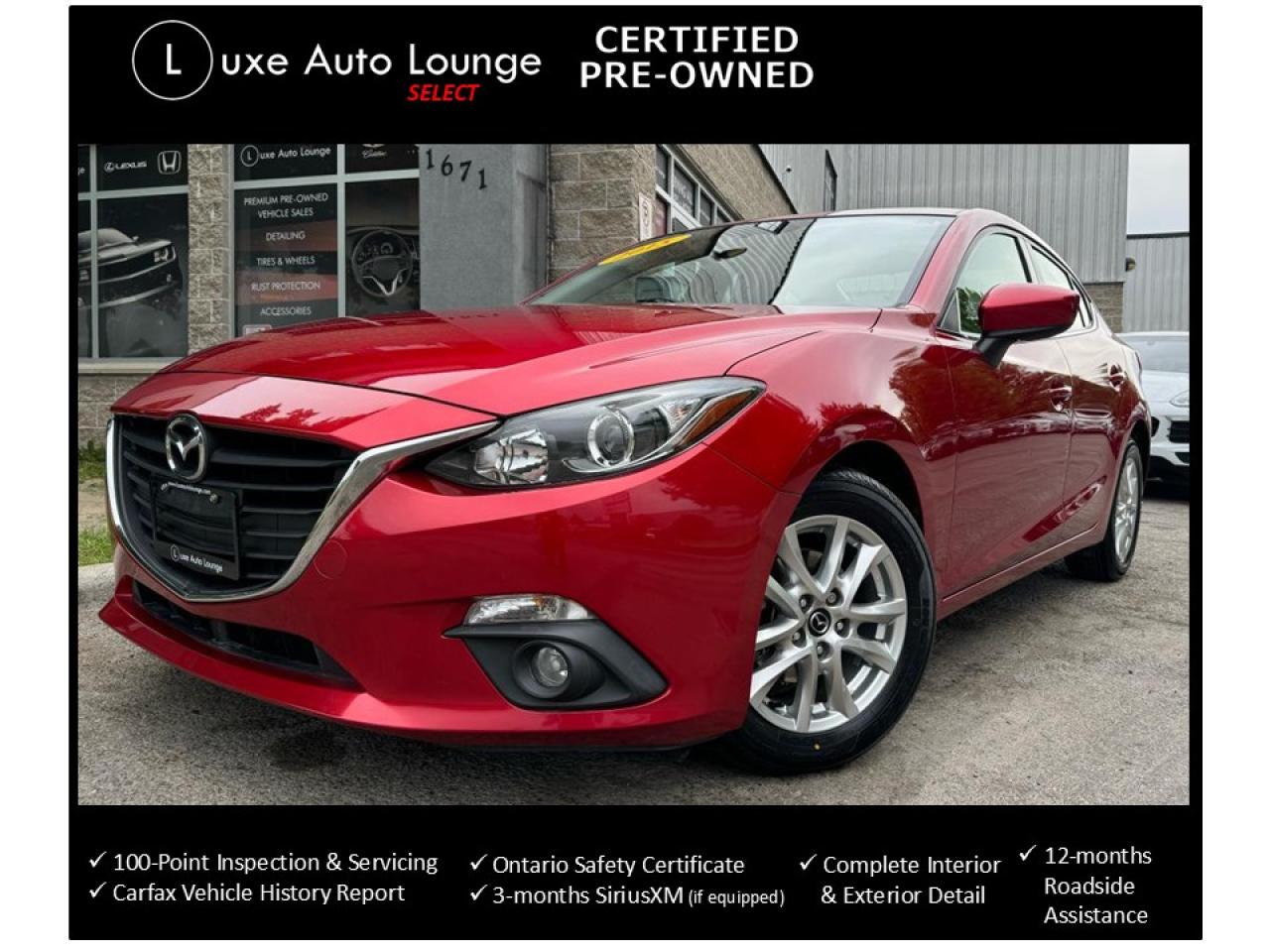 2015 Mazda MAZDA3 OIL SPRAYED SINCE NEW! SUNROOF, BACK-UP CAM!