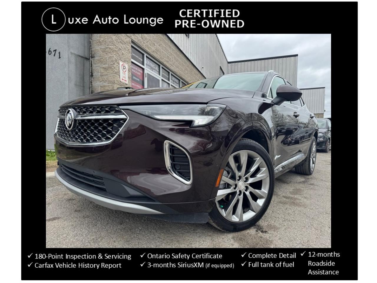 2021 Buick Envision AVENIR!! ONLY 49K, BOSE, LEATHER, PANO SUNROOF!!