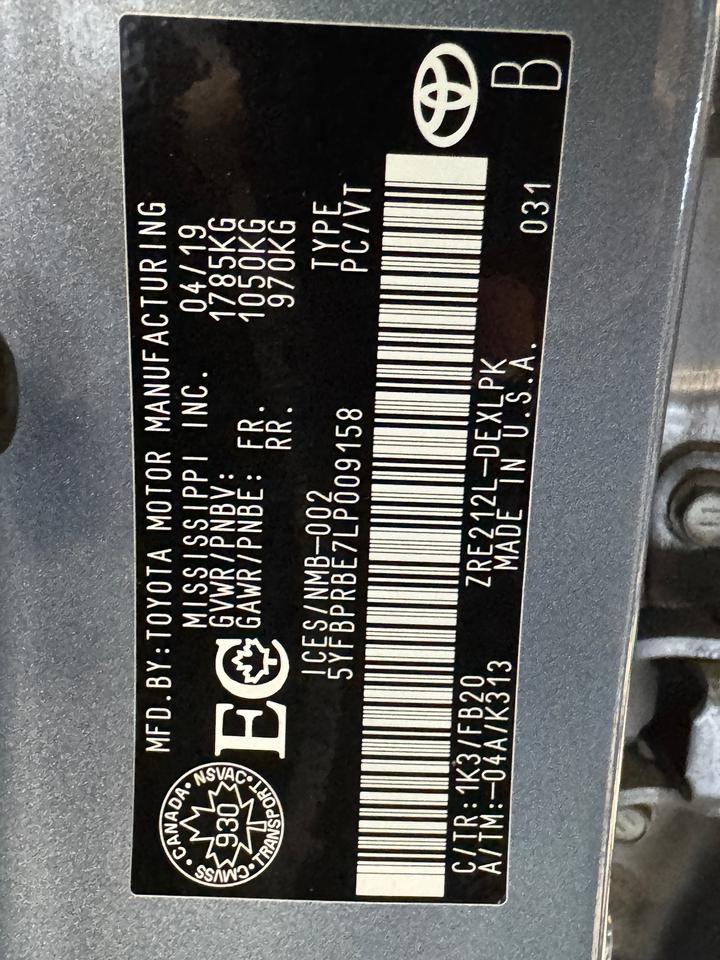 2020 Toyota Corolla LE Upgrade+New Tires+Brakes+One Owner+CLEAN CARFAX Photo