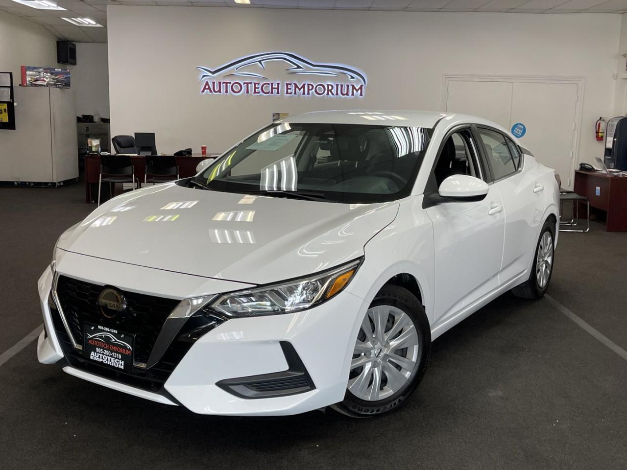 Used 2022 Nissan Sentra S Pearl White Heated Seats / Push Start / Forward Safety for sale in Mississauga, ON