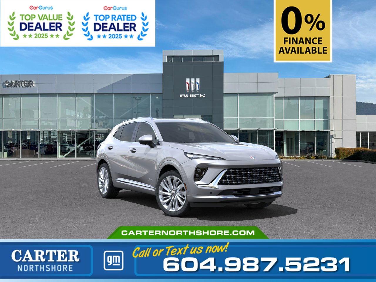 New 2025 Buick Envision Avenir AWD | Moonroof/Tech Pkg/Memory Seats for sale in North Vancouver, BC