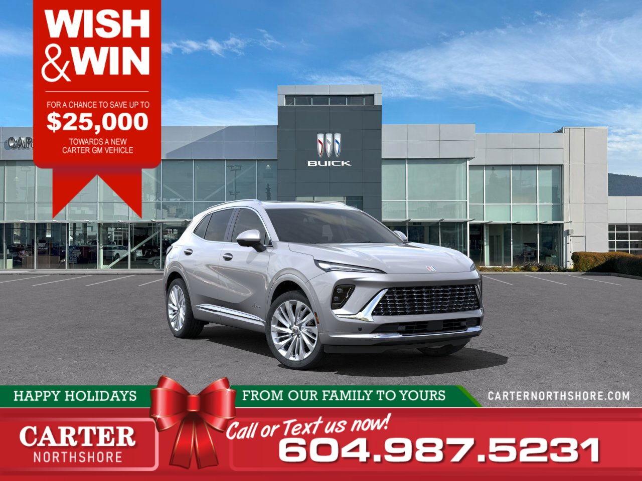New 2025 Buick Envision Avenir AWD | WISH & WIN - SAVE UP TO $25,000! for sale in North Vancouver, BC