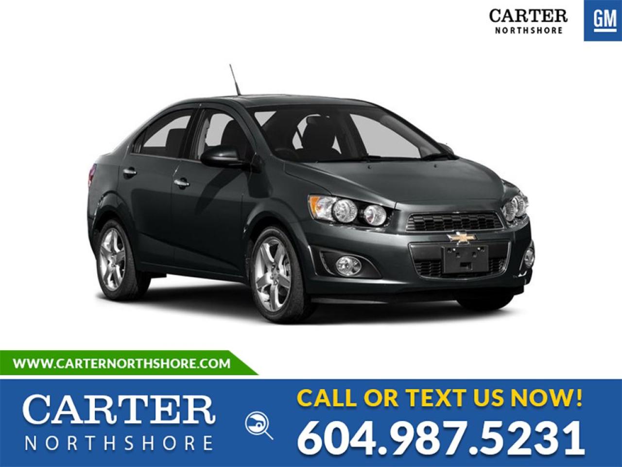 Used 2015 Chevrolet Sonic Bluetooth/Rear View Camera for sale in North Vancouver, BC