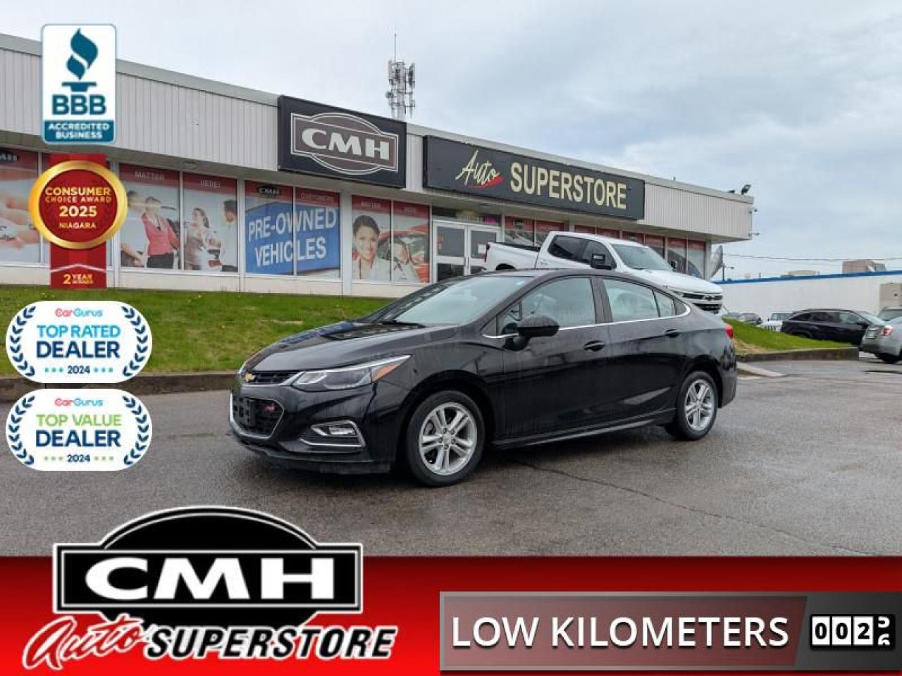 Used 2017 Chevrolet Cruze LT Turbo w/RS Pkg  **VERY LOW KMS** for sale in St. Catharines, ON