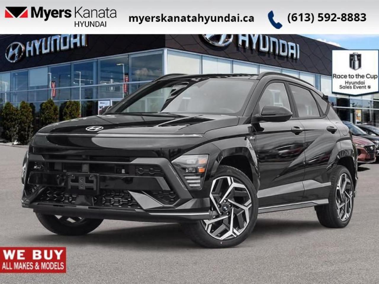 New 2025 Hyundai KONA N Line AWD  - Sunroof - $132.31 /Wk for sale in Kanata, ON