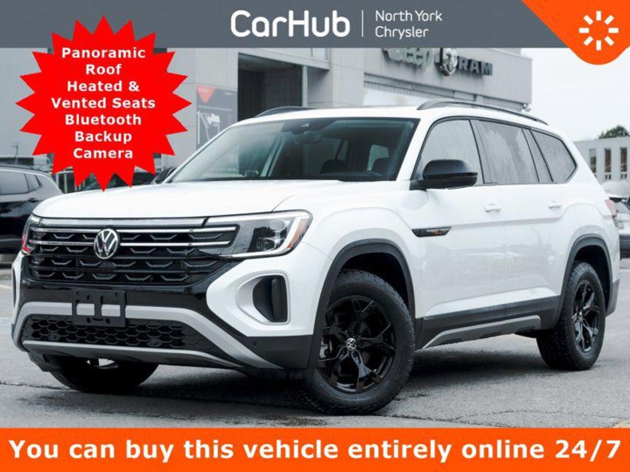 Used 2024 Volkswagen Atlas Peak Edition Panoroof Heated Vented Seats Bluetooth Backup Cam for sale in Thornhill, ON