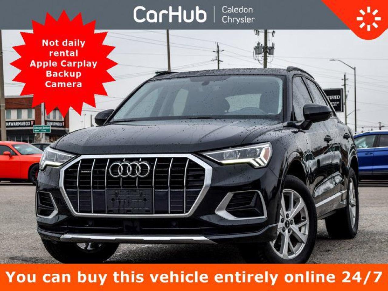 Used 2021 Audi Q3 Komfort Quattro Pano Sunroof Heated Front Seats for sale in Bolton, ON