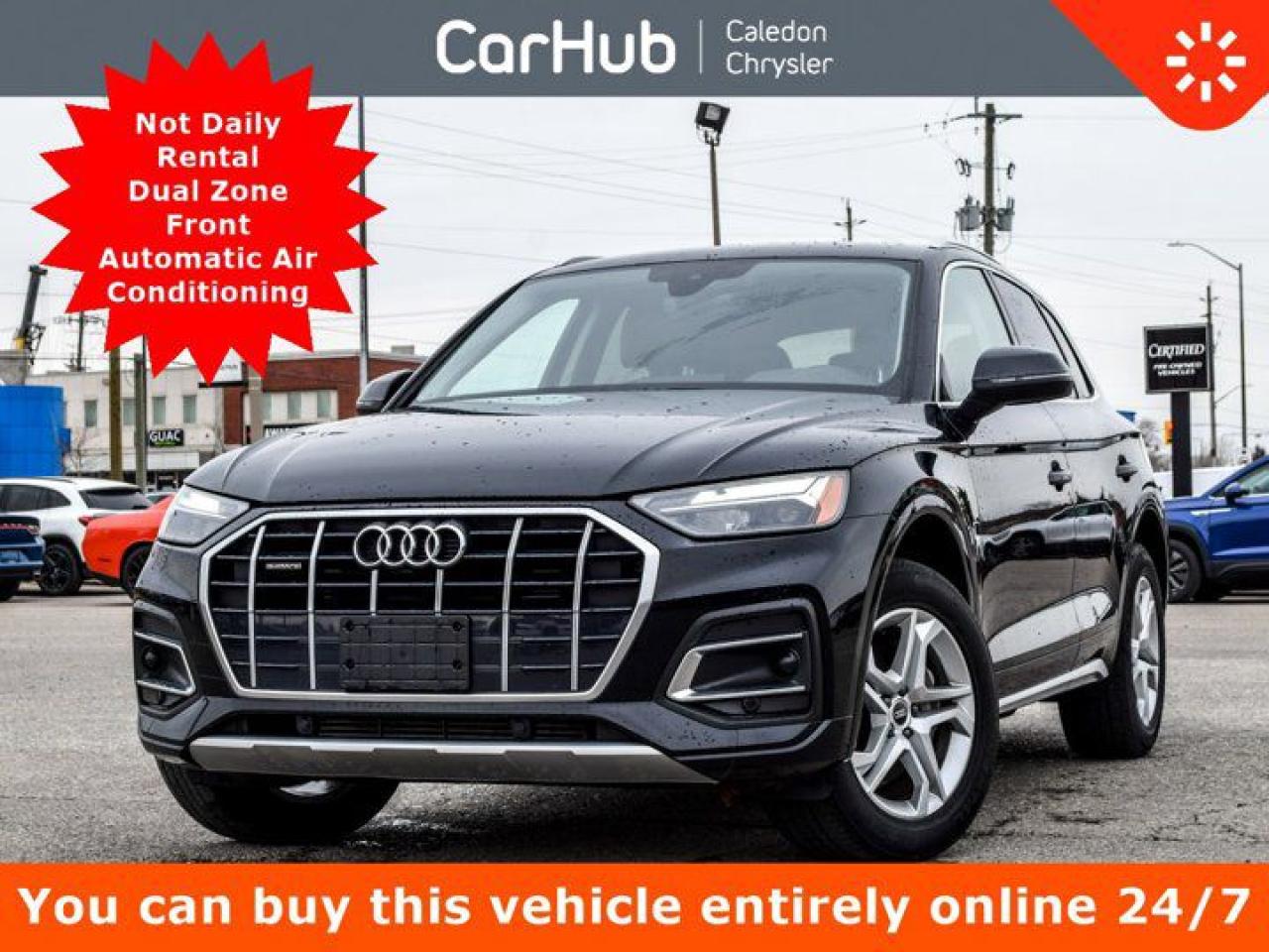 Used 2021 Audi Q5 Komfort Quattro Blind Spot Heated Front Seats for sale in Bolton, ON