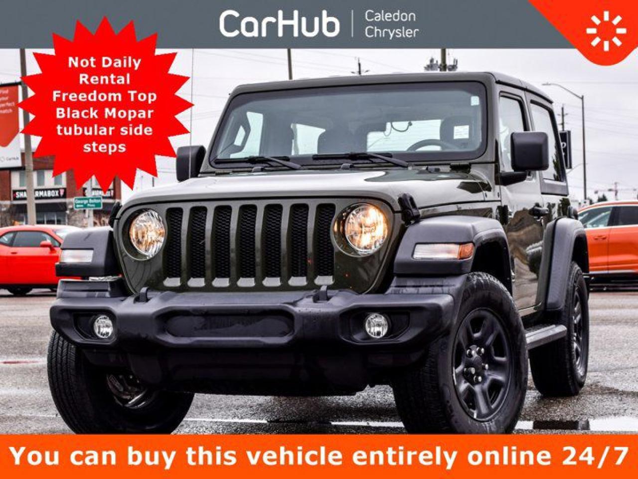 Used 2022 Jeep Wrangler Sport 4x4 Freedom Top  Apple CarPlay for sale in Bolton, ON