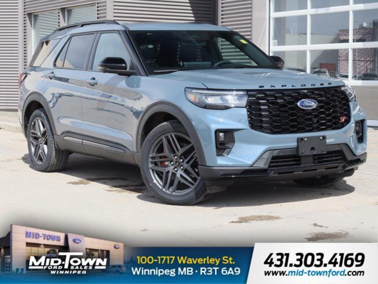New 2025 Ford Explorer ST | Tri-Zone Climate | Ambient Lighting for sale in Winnipeg, MB