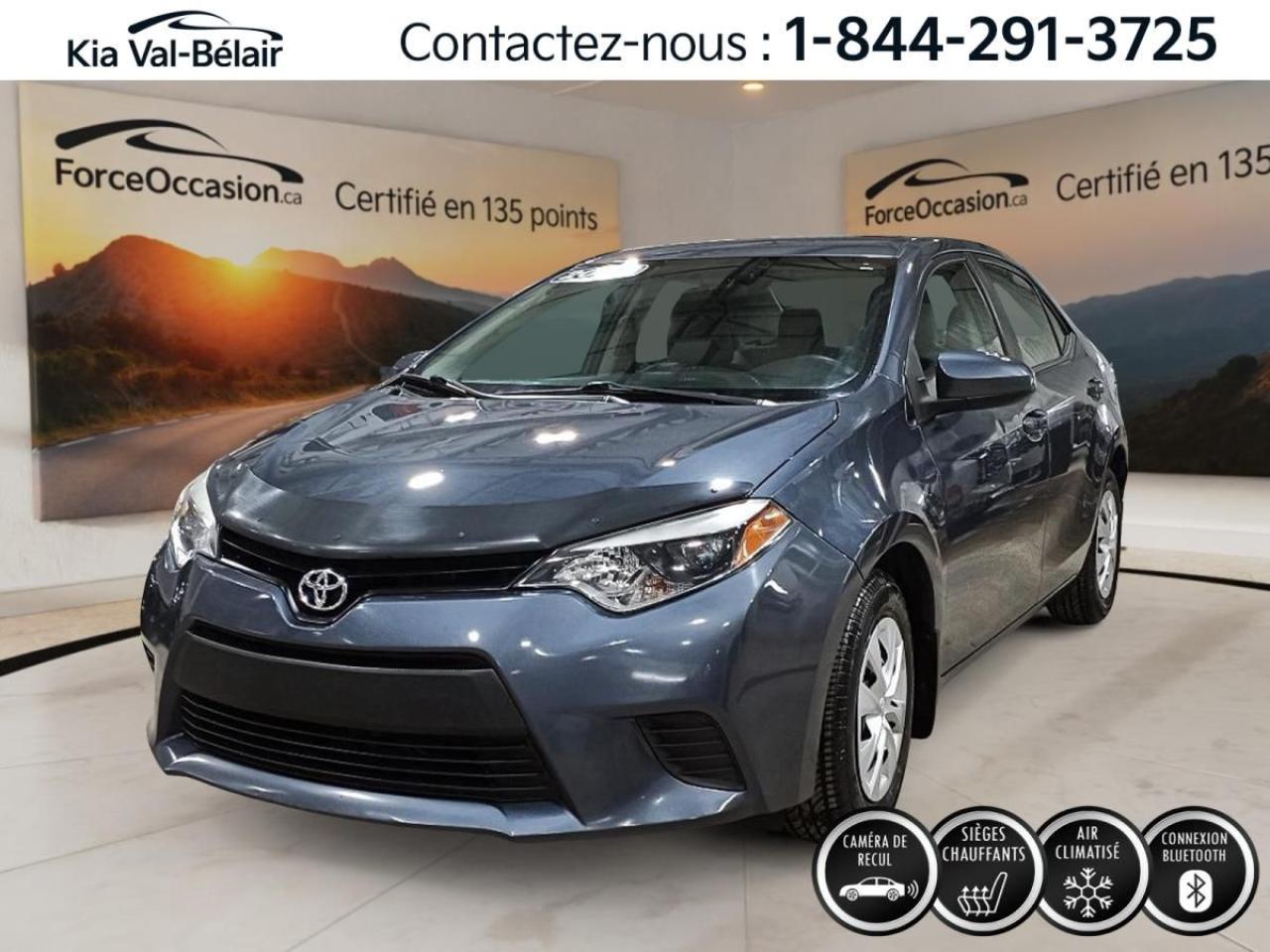 Used 2016 Toyota Corolla CE * 1.8L * FWD * MANUELLE * BLUETOOTH * PHARE LED for sale in Québec, QC