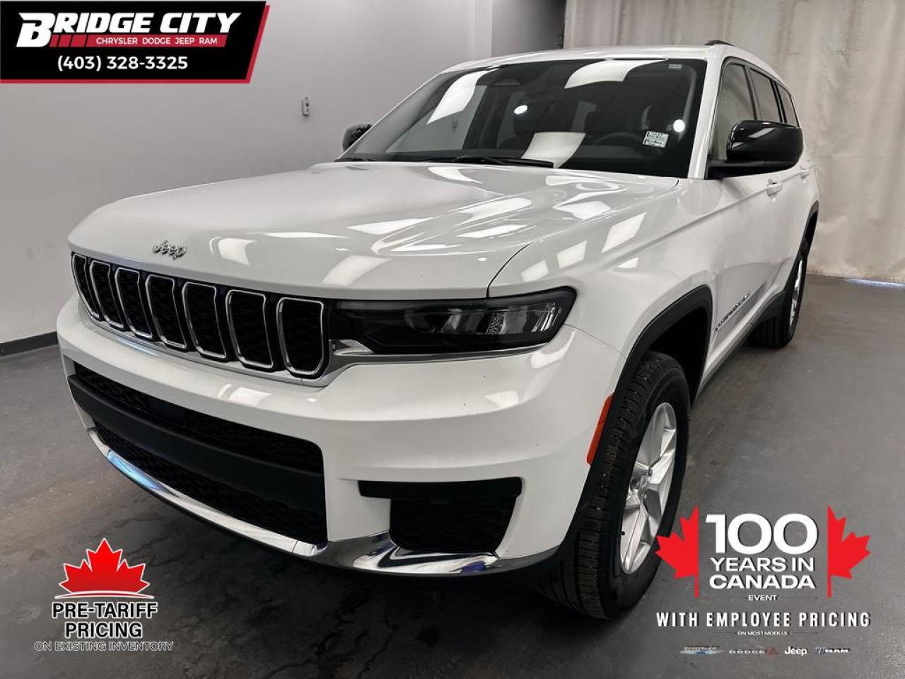 Used 2023 Jeep Grand Cherokee L Laredo 3.6L V6 - Heated Seats & Steering Wheel - Blind Spot - LED Lights - 2nd Row Bucket Seats for sale in Lethbridge, AB