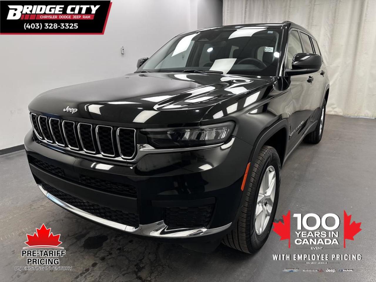 Used 2023 Jeep Grand Cherokee L Laredo 3.6L V6 - Heated Seats & Steering Wheel - Blind Spot - LED Lights - 2nd Row Bucket Seats for sale in Lethbridge, AB