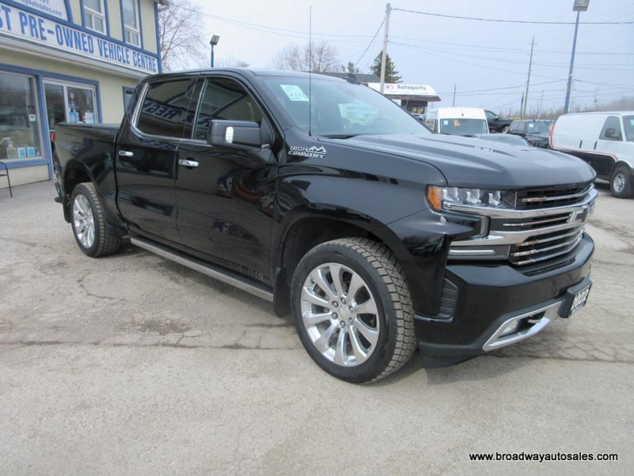 2022 Chevrolet Silverado 1500 LOADED HIGH-COUNTRY-EDITION 5 PASSENGER 6.2L - V8.. 4X4.. CREW-CAB.. SHORTY.. NAVIGATION.. LEATHER.. HEATED/AC SEATS.. SUNROOF.. BACK-UP CAMERA.. Photo