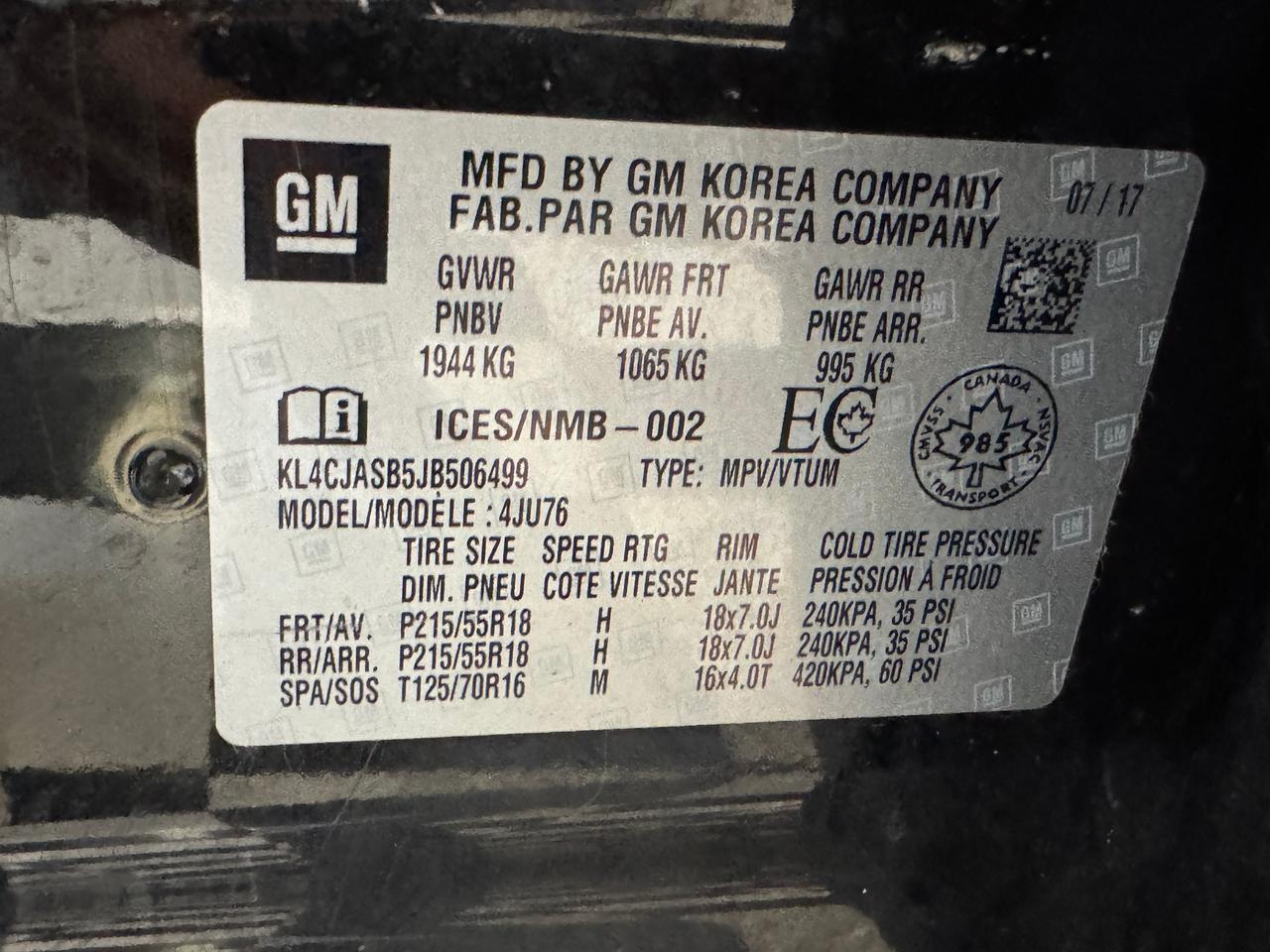 2018 Buick Encore Preferred+New Tires+Camera+ApplePlay+CLEAN CARFAX Photo