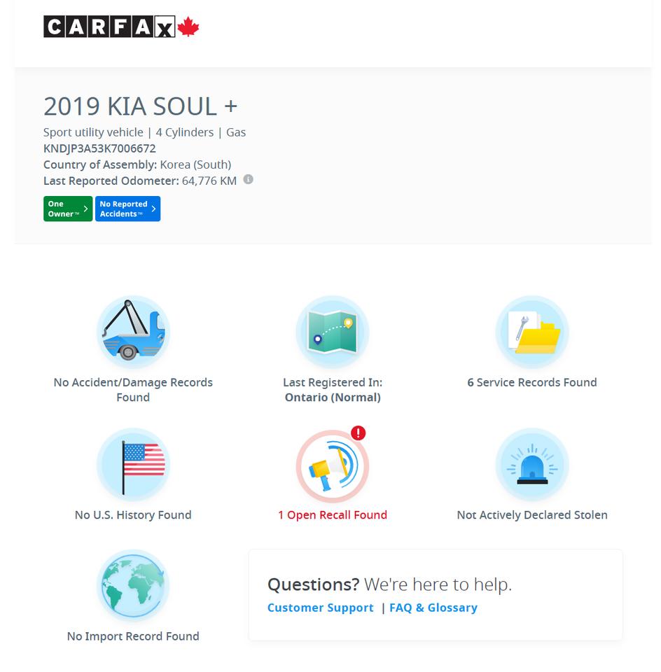 2019 Kia Soul EX+Camera+ApplePlay+Hetaed Steering+CLEAN CARFAX Photo