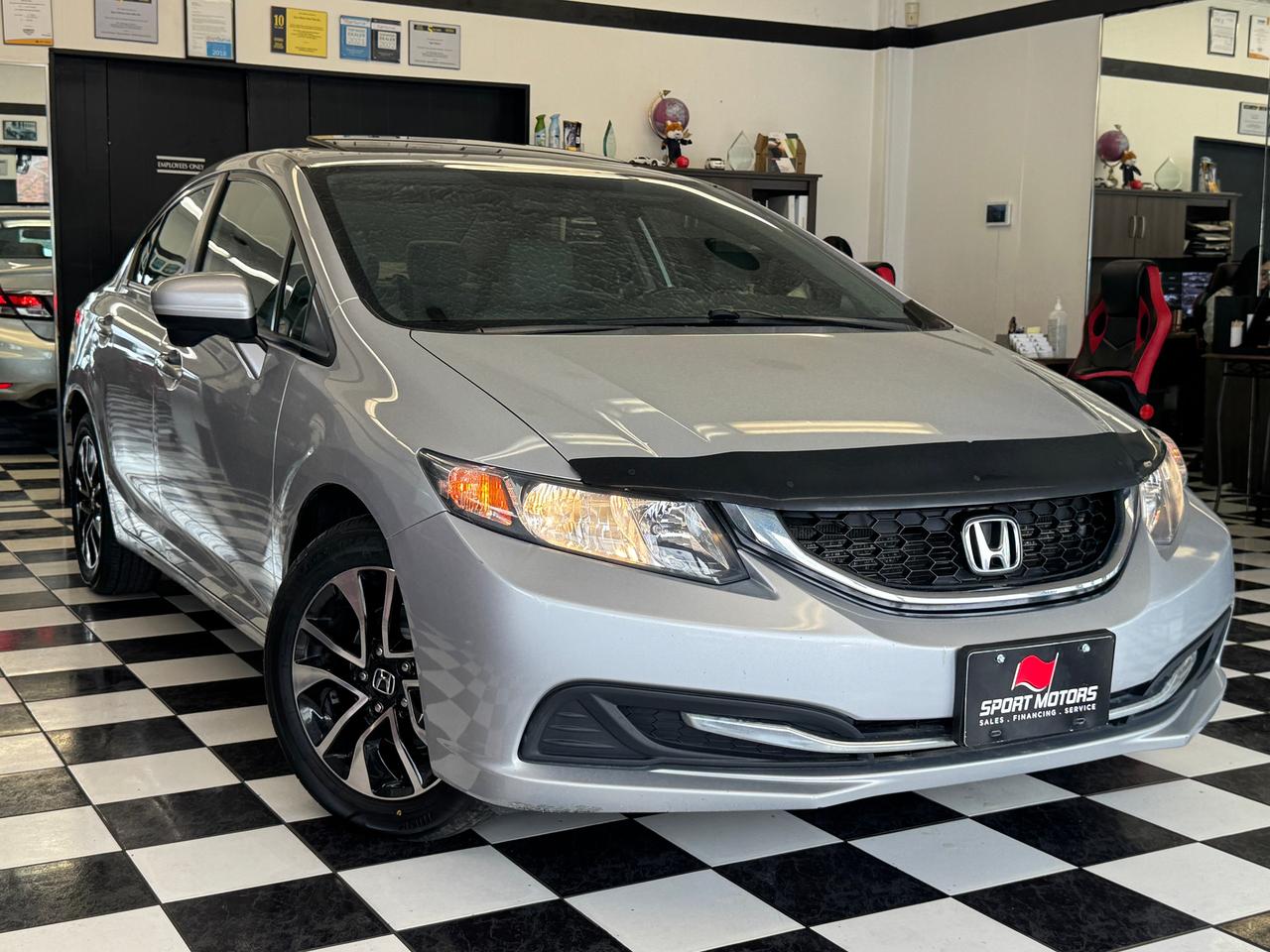 2015 Honda Civic EX+New Tires+Brakes+Camera+Heated Seats+Sunroof Photo