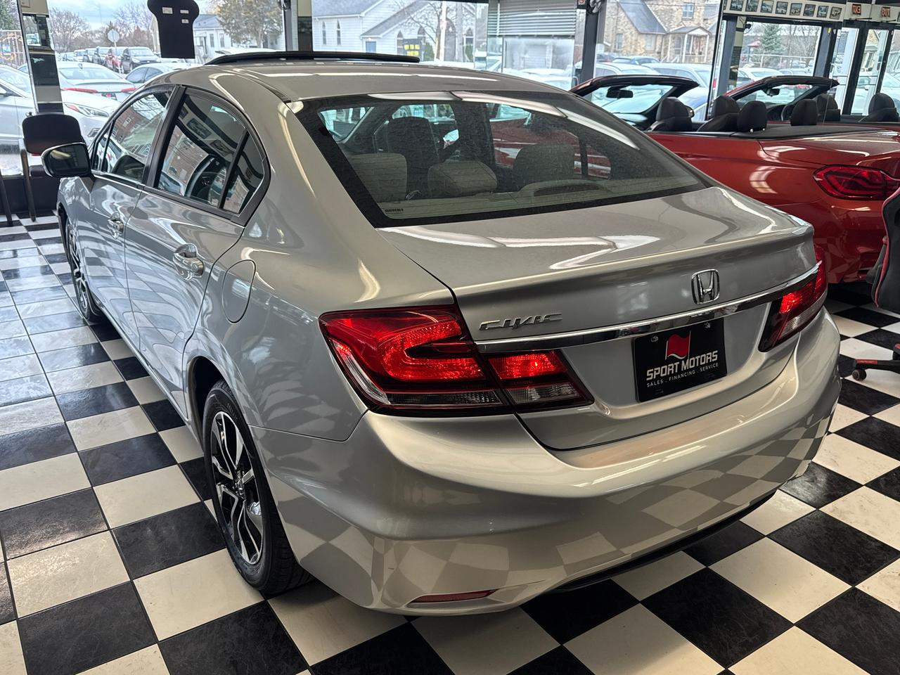 2015 Honda Civic EX+New Tires+Brakes+Camera+Heated Seats+Sunroof Photo