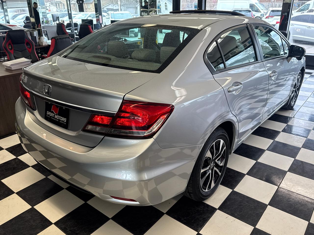 2015 Honda Civic EX+New Tires+Brakes+Camera+Heated Seats+Sunroof Photo