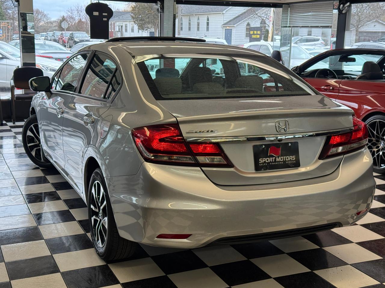 2015 Honda Civic EX+New Tires+Brakes+Camera+Heated Seats+Sunroof Photo
