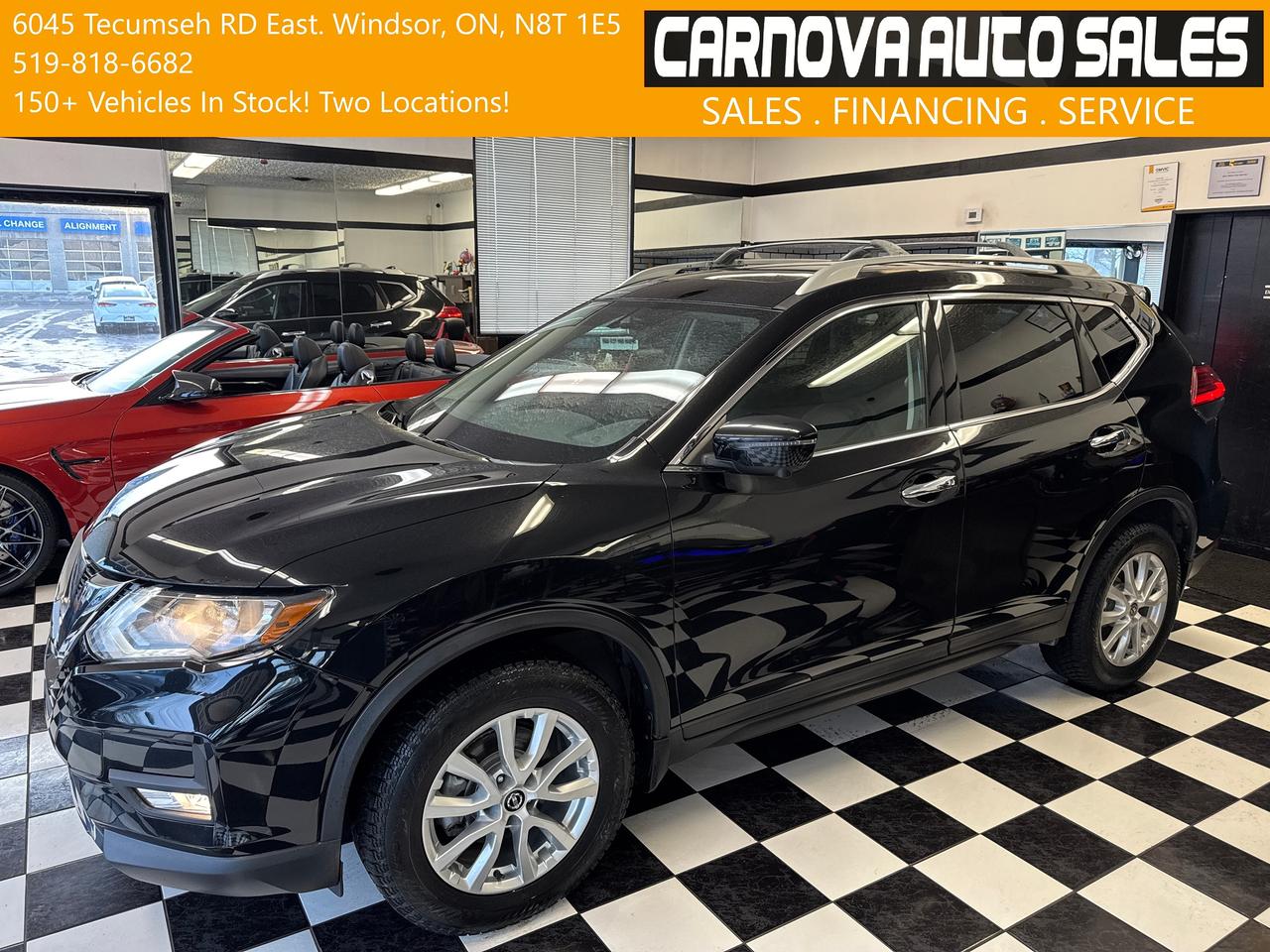 2017 Nissan Rogue SV Tech AWD+GPS+PANO Roof+Remote Start+360 Camera Photo0