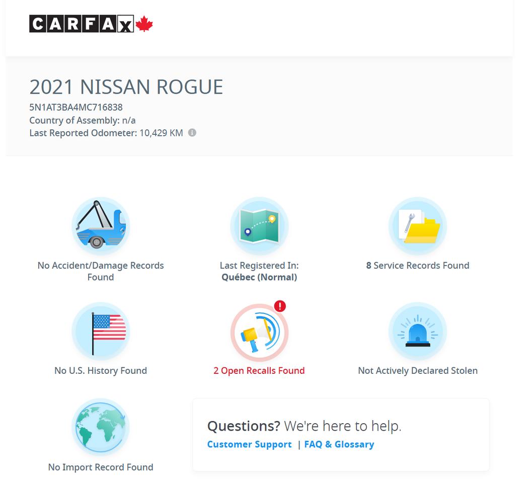 2021 Nissan Rogue SV Moonroof+BSM+Adaptive Cruise+CLEAN CARFAX Photo