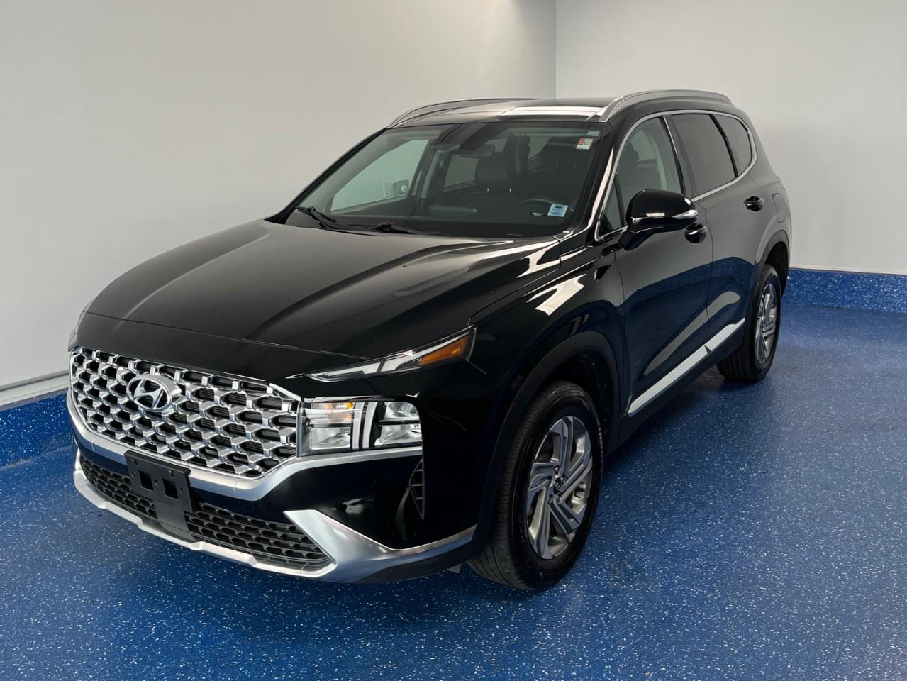 New Price! 2023 Hyundai Santa Fe Preferred AWD Preferred | Leather seats | No Accidents | Zac Certified. 8-Speed Automatic with SHIFTRONIC AWD Twilight Black 2.5L I4<br /><br /><br />Dealer Maintained, AWD, Black w/Leather Seat Trim, 18''' x 7.5J Alloy Wheels, AM/FM radio: SiriusXM, Apple CarPlay & Android Auto, Automatic temperature control, Delay-off headlights, Heated door mirrors, Heated Front Bucket Seats, Heated steering wheel, Navigation System, Power driver seat, Radio: Audio System w/Navigation, Rear Parking Sensors, Rear window wiper, Remote keyless entry, Spoiler, Telescoping steering wheel, Tilt steering wheel.<br /><br />Certification Program Details: Fully Reconditioned | Fresh 2 Yr MVI | 30 day warranty* | 110 point inspection | Full tank of fuel | Krown rustproofed | Flexible financing options | Professionally detailed<br /><br />This vehicle is Zacks Certified! You're approved! We work with you. Together we'll find a solution that makes sense for your individual situation. Please visit us or call 902 843-3900 to learn about our great selection.<br /><br />With 22 lenders available Zack's Auto Sales can offer our customers with the lowest available interest rate. Thank you for taking the time to check out our selection!