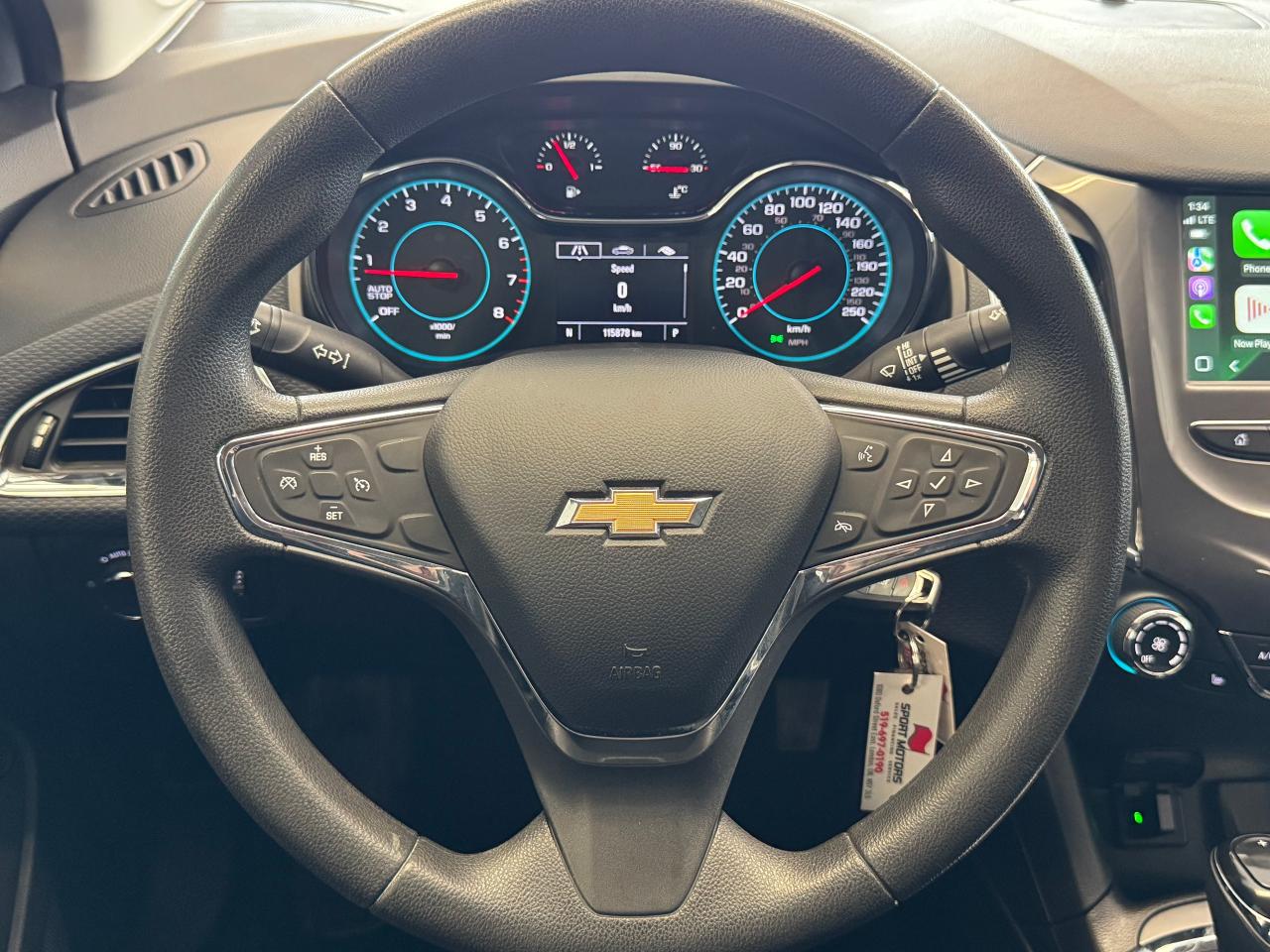 2018 Chevrolet Cruze LT+New Tires+Camera+ApplePlay+CLEAN CARFAX - Photo #11