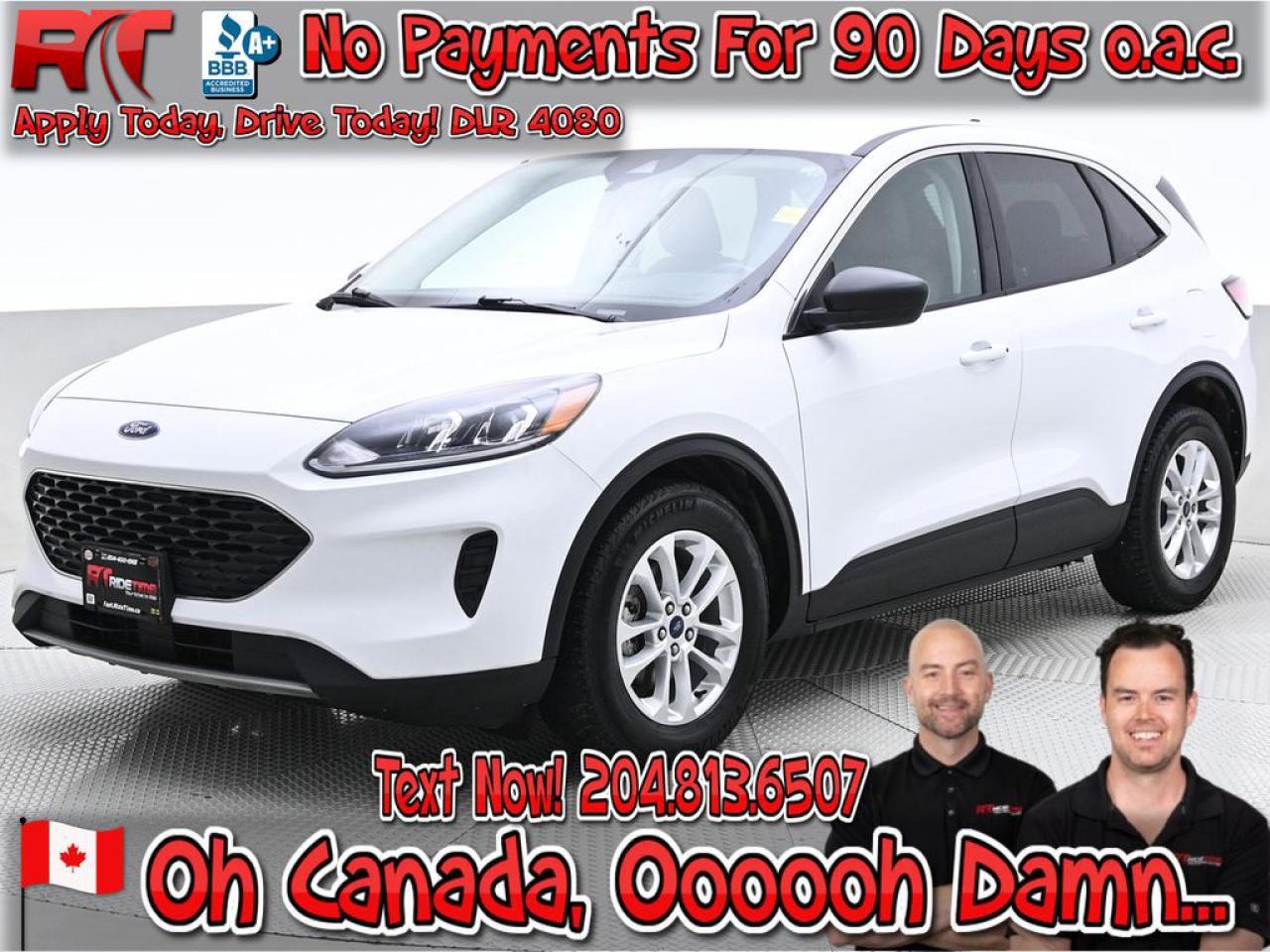 Hey there, friend  Welcome to Ride Times Oh Canada, Oooooh Damn... Sales Eventrunning all July, starting Canada Day.  Lets be real: everything costs more these days, and buying a vehicle can feel like a financial landmine. Thats why were doing things differently.  Deals That Hit Harder Than Fireworks  This month, you can drive away with $0 down, no payments for 90 days OAC, and flexible financing that actually works for real life.  Weve helped thousands of Manitobans get back on the road with confidenceand were ready to help you next.  Start With the Right Ride  We keep 80 to 120 hand-picked, safety-certified vehicles in stock at all timesmost priced under $30,000.  And yes, the good ones move fast.  Trade-in volume is slowing down across the province, so if something catches your eye, dont waitwe only have one of most trims, and fresh inventory is getting harder to replace.  Financing Built Around You  Whether youre rebuilding credit, buying your first car, or just trying to keep your payments lowweve got you covered with:  $0 down options  Fast approvals  No payments for 90 days OAC  Competitive rates even if your credit isnt perfect  Top-dollar trade values to unlock equity before your current vehicle drops more  Proudly Canadian. Fiercely Independent.  Were a family-owned dealership with 17+ years in businessbuilt on trust, transparency, and treating people right.  With over 1,000 five-star reviews from customers across Manitoba and beyond, weve earned our reputation the hard wayand we plan to keep it that way.  Youre Closer Than You Think  Youre already reading thisthats step one.  Most buyers start by valuing their trade, browsing online, or texting us with a few questions. From there, well walk you through every step.  No pressure. No fluff. Just real help.  Every Ride Comes Backed by Confidence  Every vehicle on our lot:  Passes a full safety inspection  Includes a detailed CarFax report  Comes with our exclusive Oil 4 Life Programfree oil changes for as long as you own it  Whats Holding You Back?  Were here to help you work through thatwithout pressure.  Just a heads-up: we cant hold vehicles without a deposit. And with top trade values and 90-day payment relief, inventory is moving.  Lets make this the easiest car-buying experience youve ever had:  Text us at 204-813-6507  Browse inventory now at fast.ridetime.ca  Or chat with us anytime on Facebook Messenger: m.me/ridetime  Your next ride is waitingand this July, it comes with a payment break.  DLR 4080