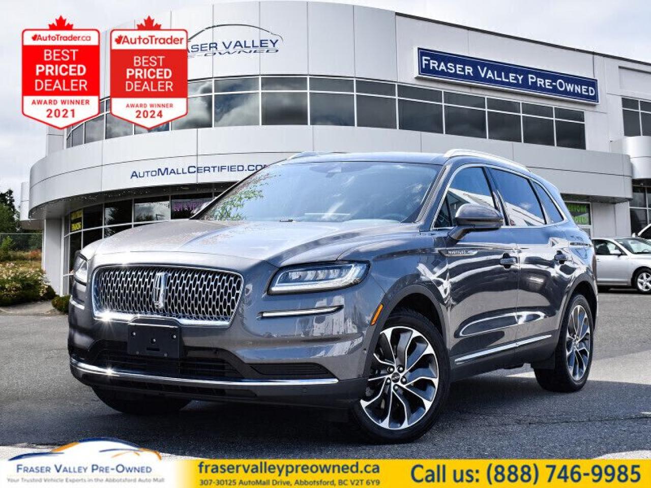 Used 2022 Lincoln Nautilus Reserve  Fully Loaded! Best Price in BC! for sale in Abbotsford, BC