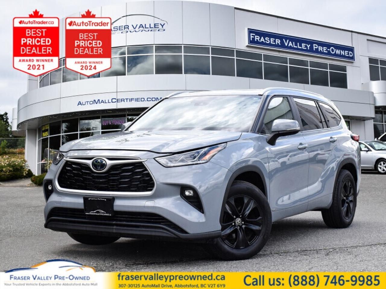Used 2023 Toyota Highlander Hybrid XLE  Loaded, Clean History for sale in Abbotsford, BC