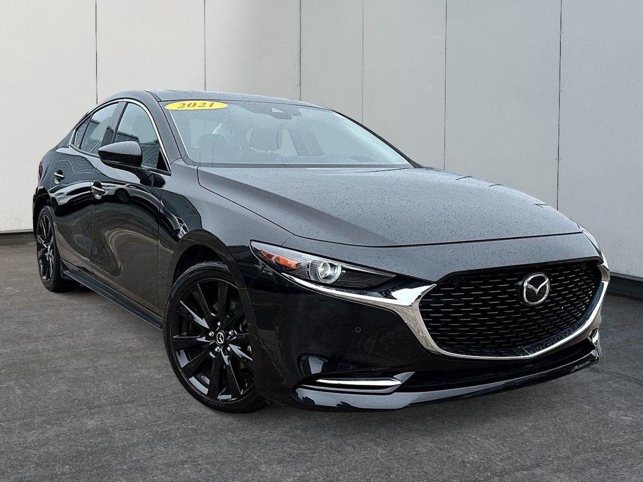 Used 2021 Mazda MAZDA3 GT w/Turbo | Leather | Nav | Warranty to 2028 for sale in Halifax, NS