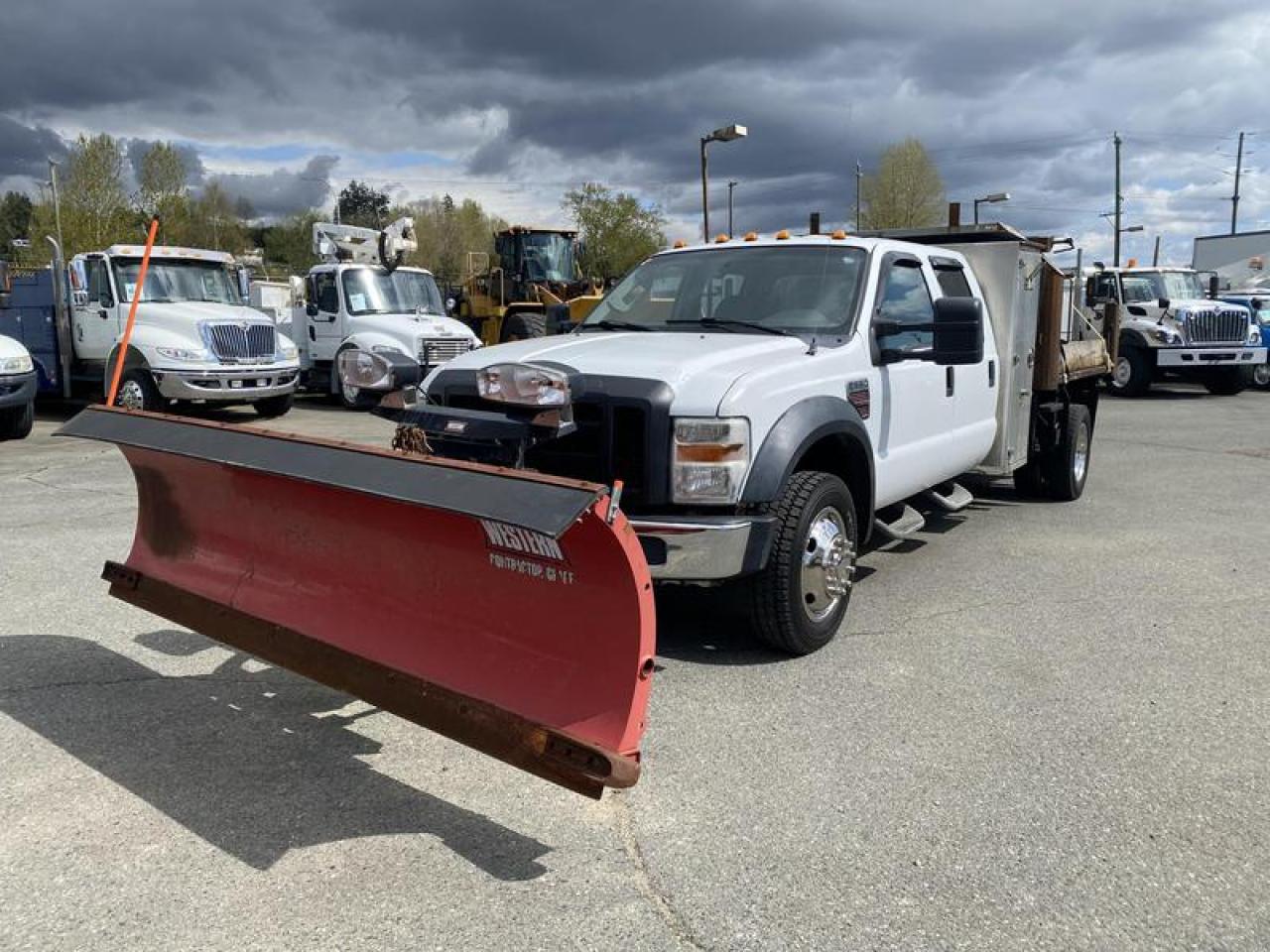 Used 2010 Ford F-550 Diesel 4x4 Plow & Spreader Truck with Dump Box for sale in Burnaby, BC