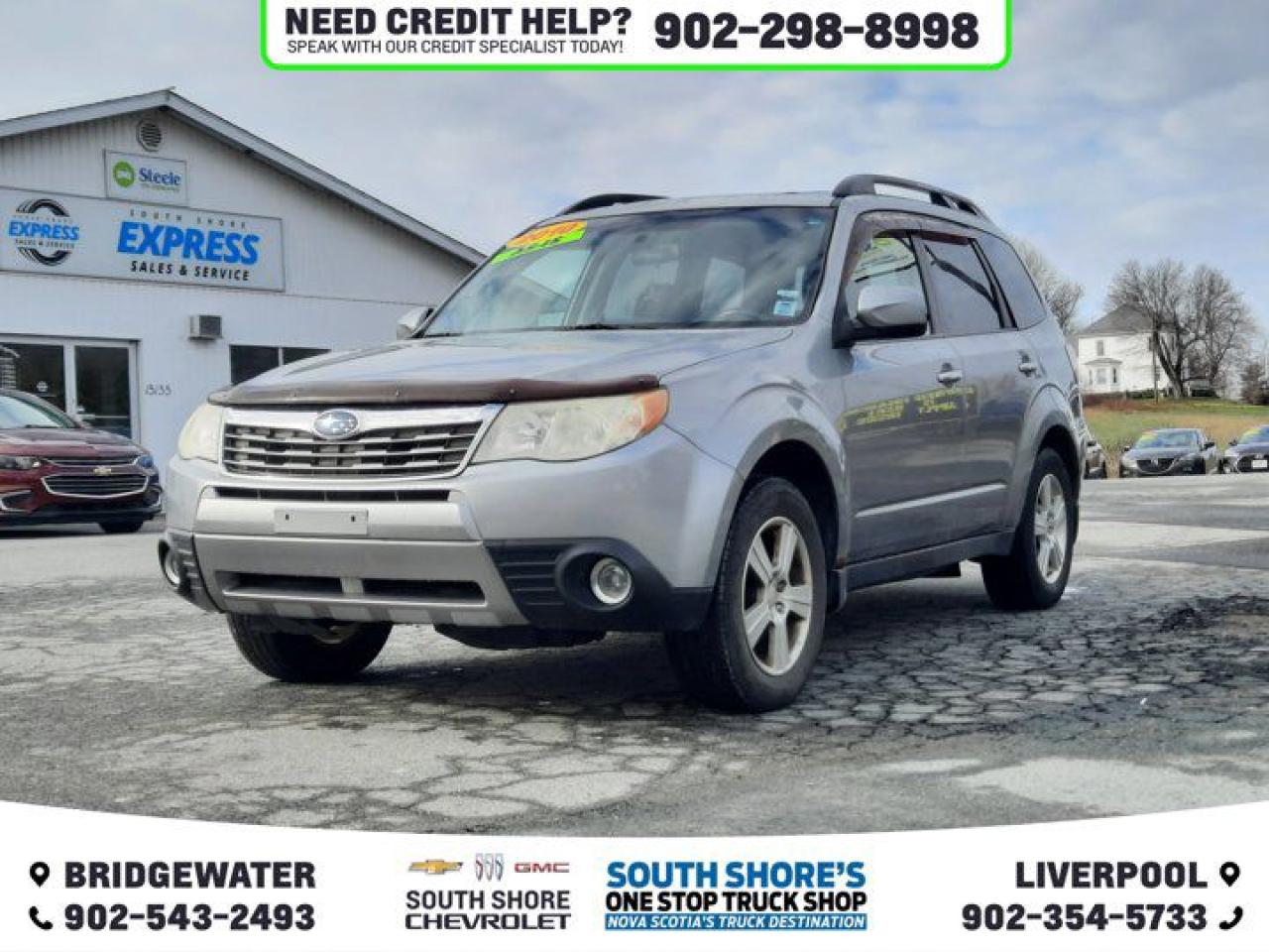 Recent Arrival! Silver 2010 Subaru Forester 2.5X For Sale, Bridgewater AWD 4-Speed Automatic 2.5L 4-Cylinder SOHC Clean Car Fax, 4 Speakers, ABS brakes, Air Conditioning, Alloy wheels, Brake assist, Bumpers: body-colour, CD player, Driver vanity mirror, Electronic Stability Control, Front anti-roll bar, Front Bucket Seats, Front Heated Reclining Bucket Seats, Front reading lights, Heated door mirrors, Illuminated entry, Occupant sensing airbag, Outside temperature display, Power door mirrors, Power steering, Power windows, Rear window defroster, Rear window wiper, Remote keyless entry, Security system, Speed control, Speed-sensing steering, Steering wheel mounted audio controls, Tachometer, Telescoping steering wheel, Tilt steering wheel, Traction control, Trip computer.