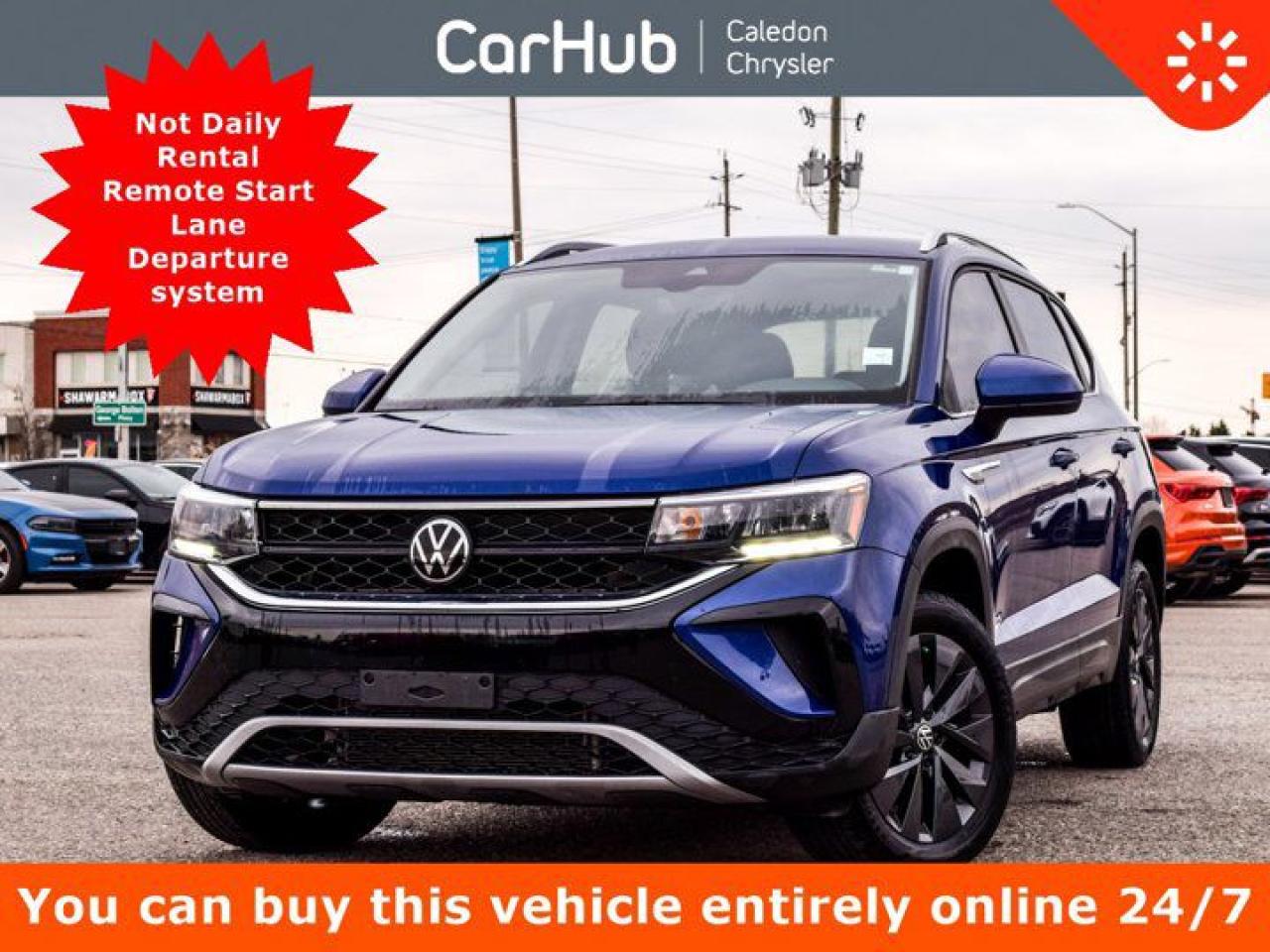 Used 2023 Volkswagen Taos Comfortline Heated frt Seats Blind Spot for sale in Bolton, ON