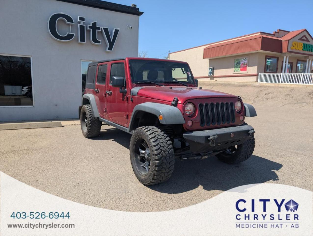 Used 2011 Jeep Wrangler 4WD 4dr Sport for sale in Medicine Hat, AB