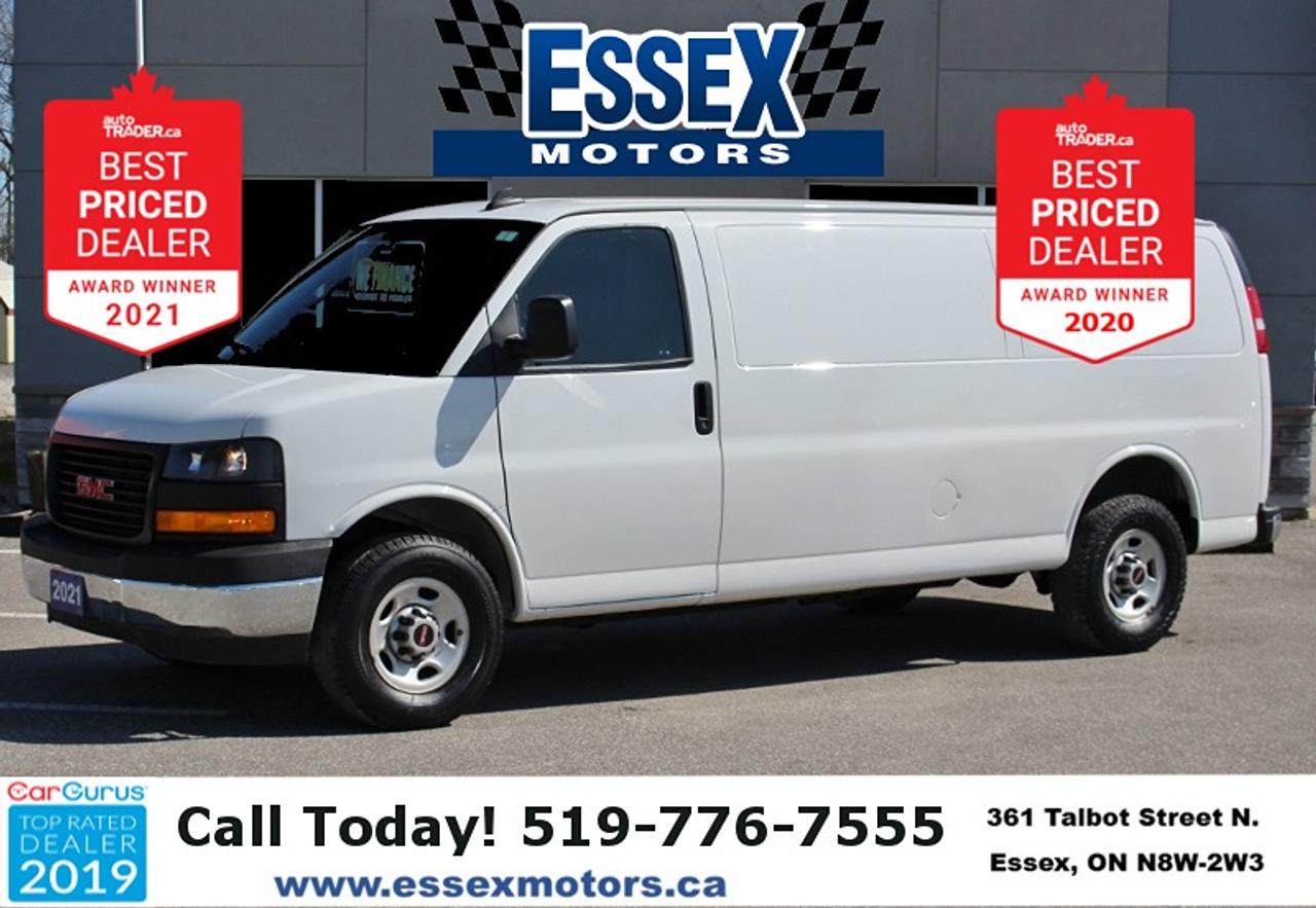 2021 GMC Savana 2500 Extended*Bluetooth*Rear Cam*OnStar*Low Ks