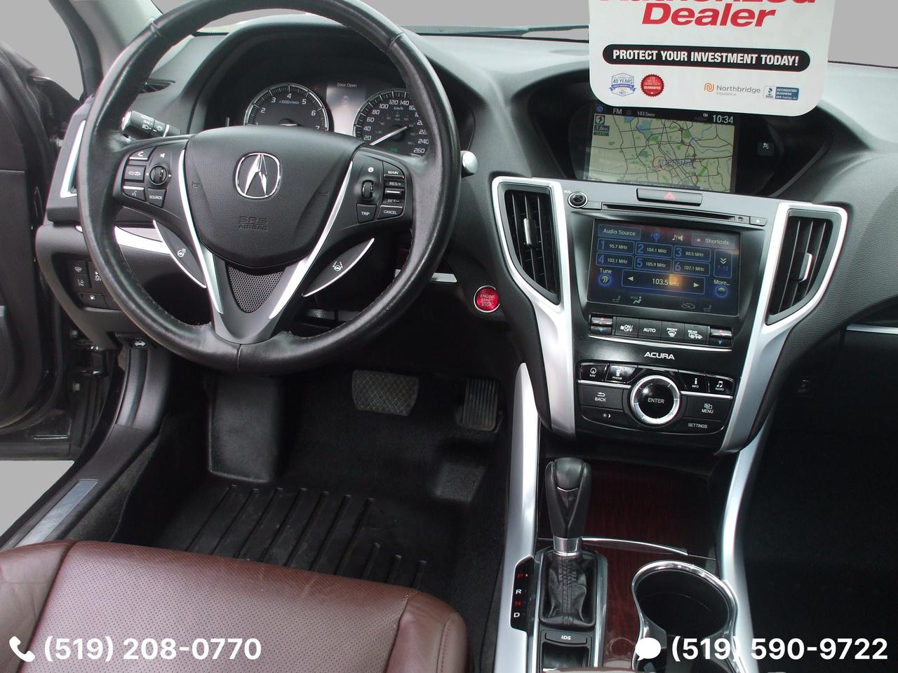 2016 Acura TLX Auto,A/C,GPS,Certified,Sunroof,2 Key's,Back up Cam Photo