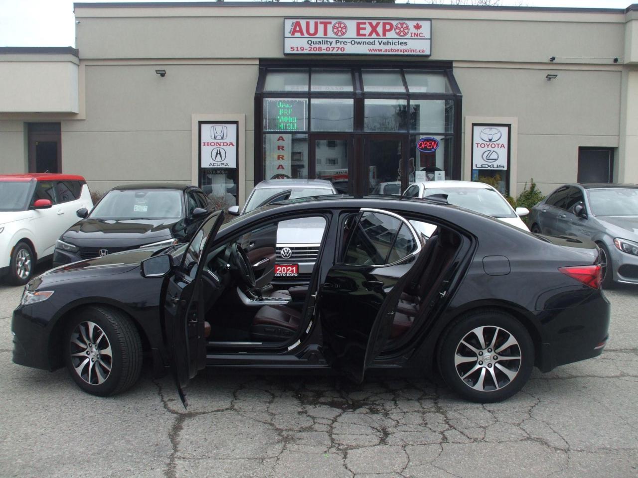 2016 Acura TLX Auto,A/C,GPS,Certified,Sunroof,2 Key's,Back up Cam