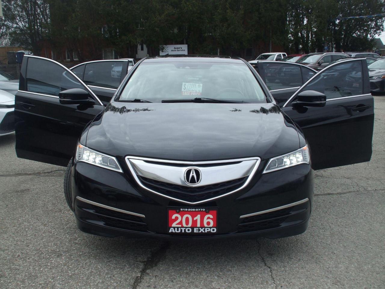 2016 Acura TLX Auto,A/C,GPS,Certified,Sunroof,2 Key's,Back up Cam