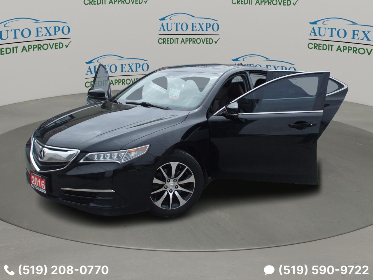 2016 Acura TLX Auto,A/C,GPS,Certified,Sunroof,2 Key's,Back up Cam