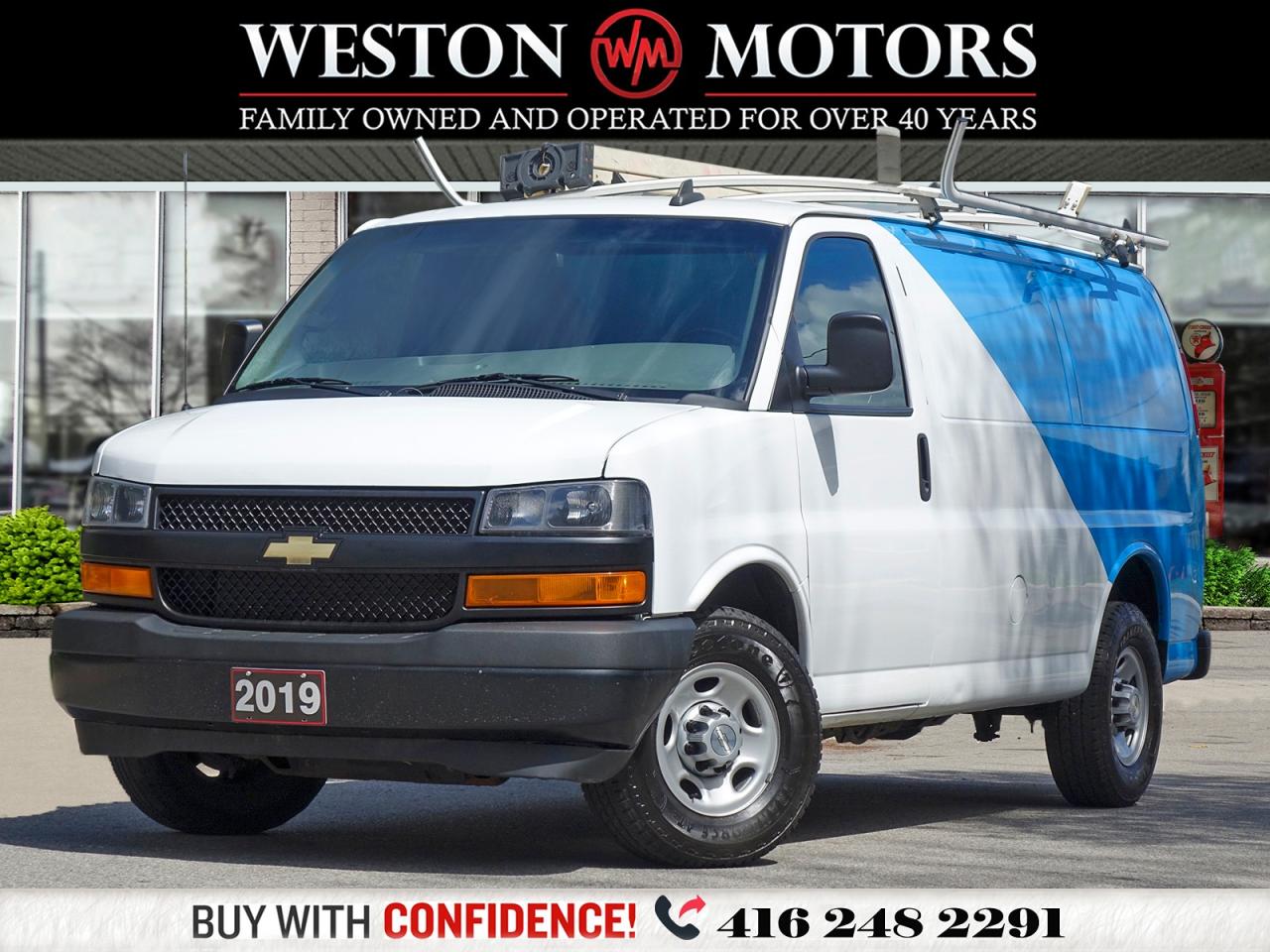 Used 2019 Chevrolet Express 2500 SHELVING*ROOF RACK*POWER LOCKS*POWER WINDOWS for sale in Toronto, ON