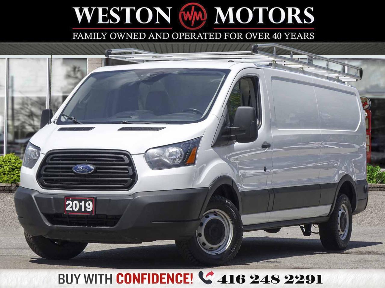 2019 Ford Transit 250 NAVI*SLIDING DOORS*VINYL SEAT*LOW ROOF*SHELVING