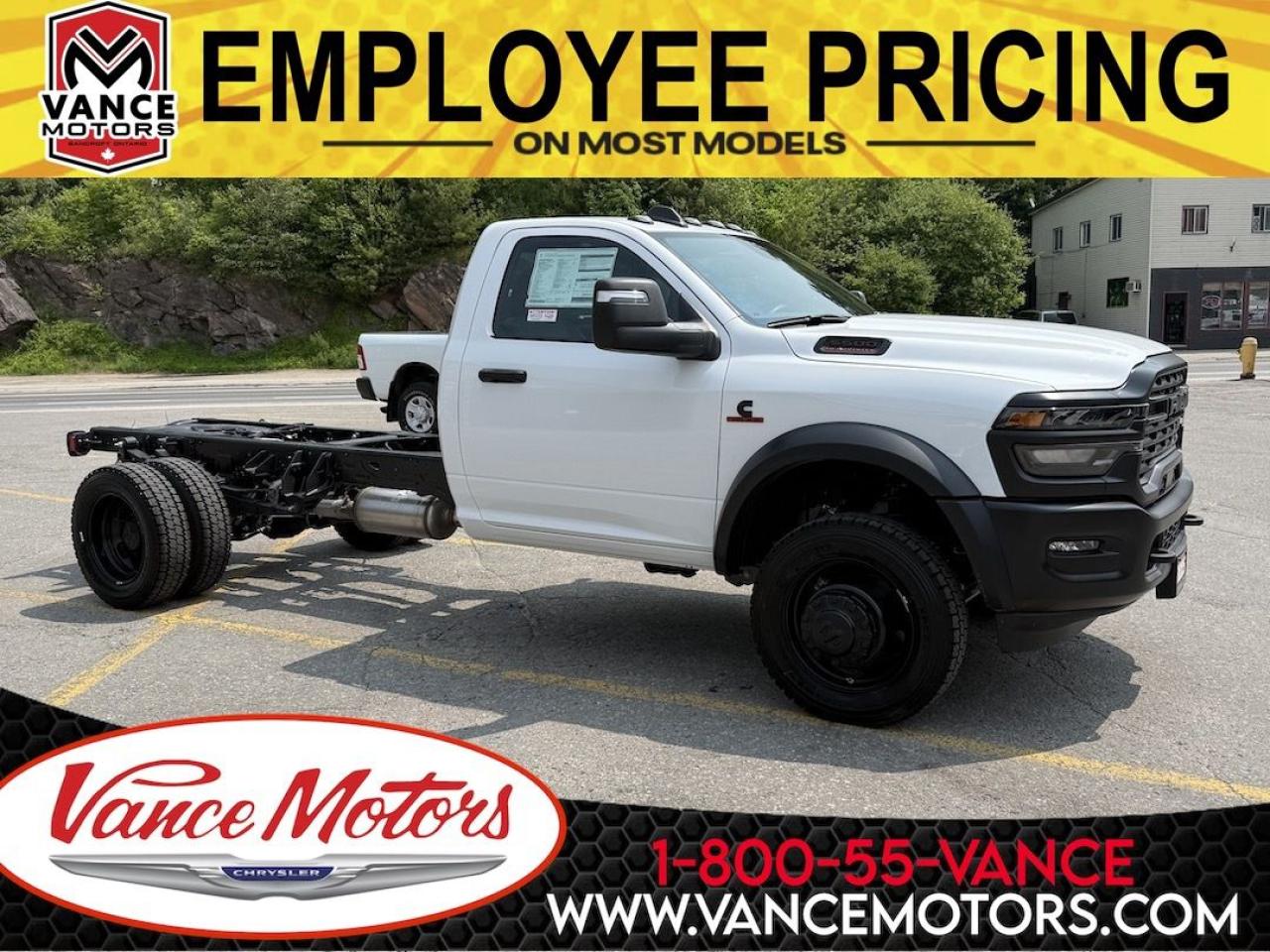 New 2025 RAM Ram 5500 Cab-Chassis Tradesman 4x4 for sale in Bancroft, ON